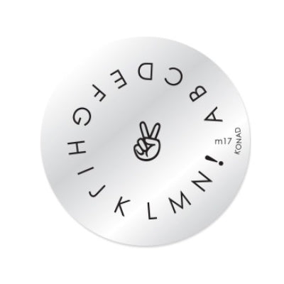 Konad Nail Art - Mønsterplate m17