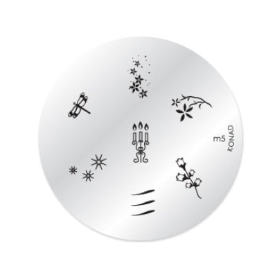 Konad Nail Art - Mønsterplate m5