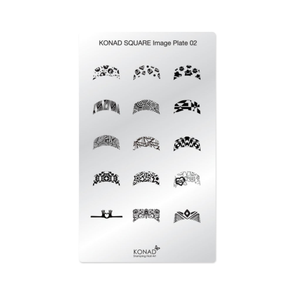 Konad Nail Art - Square Image Plate - 02