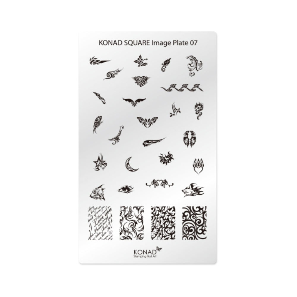 Konad Nail Art - Square Image Plate - 07