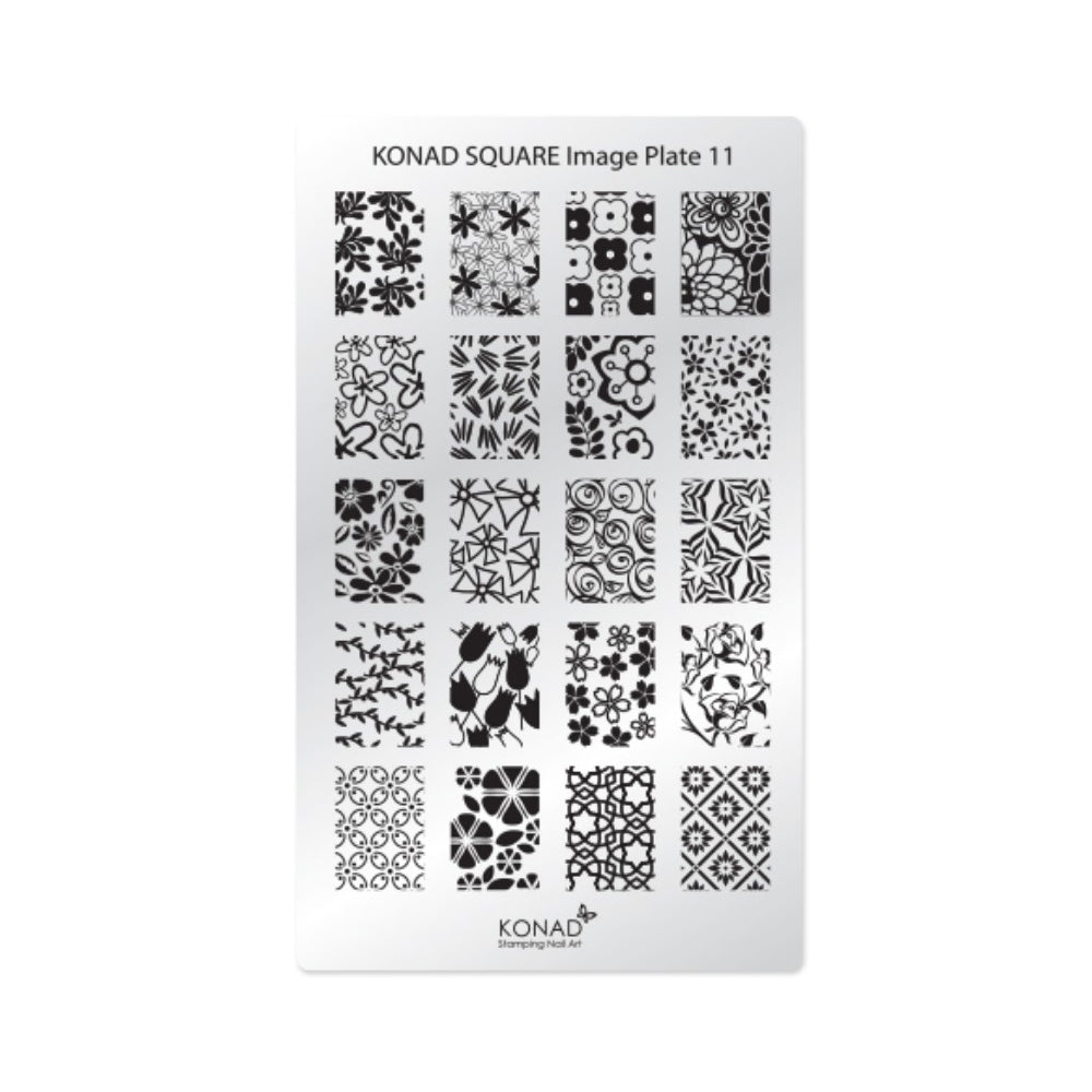 Konad Nail Art - Square Image Plate - 11