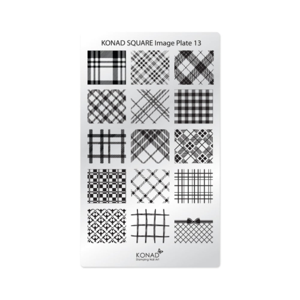 Konad Nail Art - Square Image Plate - 13