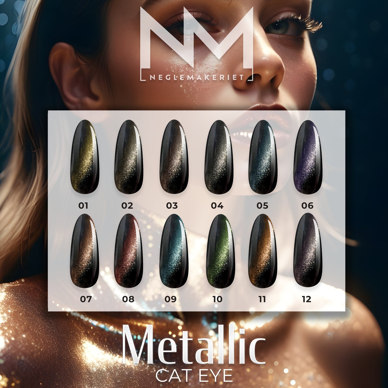 Neglemakeriet Cat Eye Gel Polish METALLIC