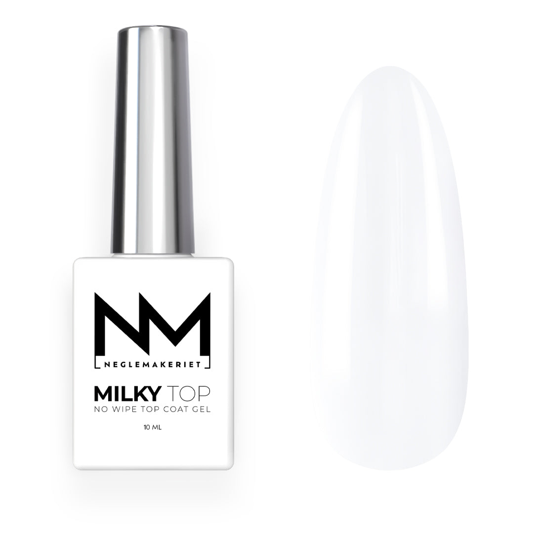 Neglemakeriet Milky Top Coat - No Wipe Gel - 10 ML