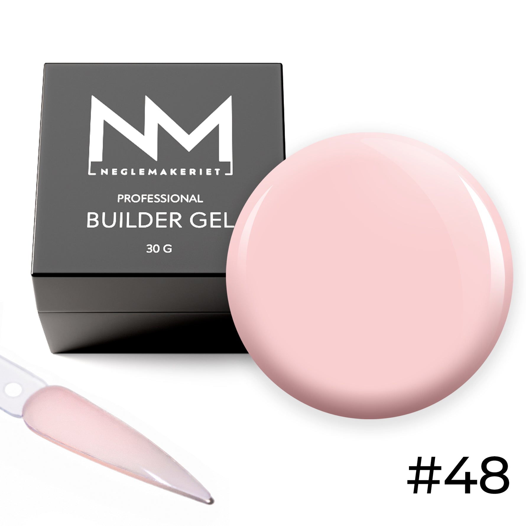 Neglemakeriet Professional Builder Gel #48 Cover Perfect Light Nude - 30 G
