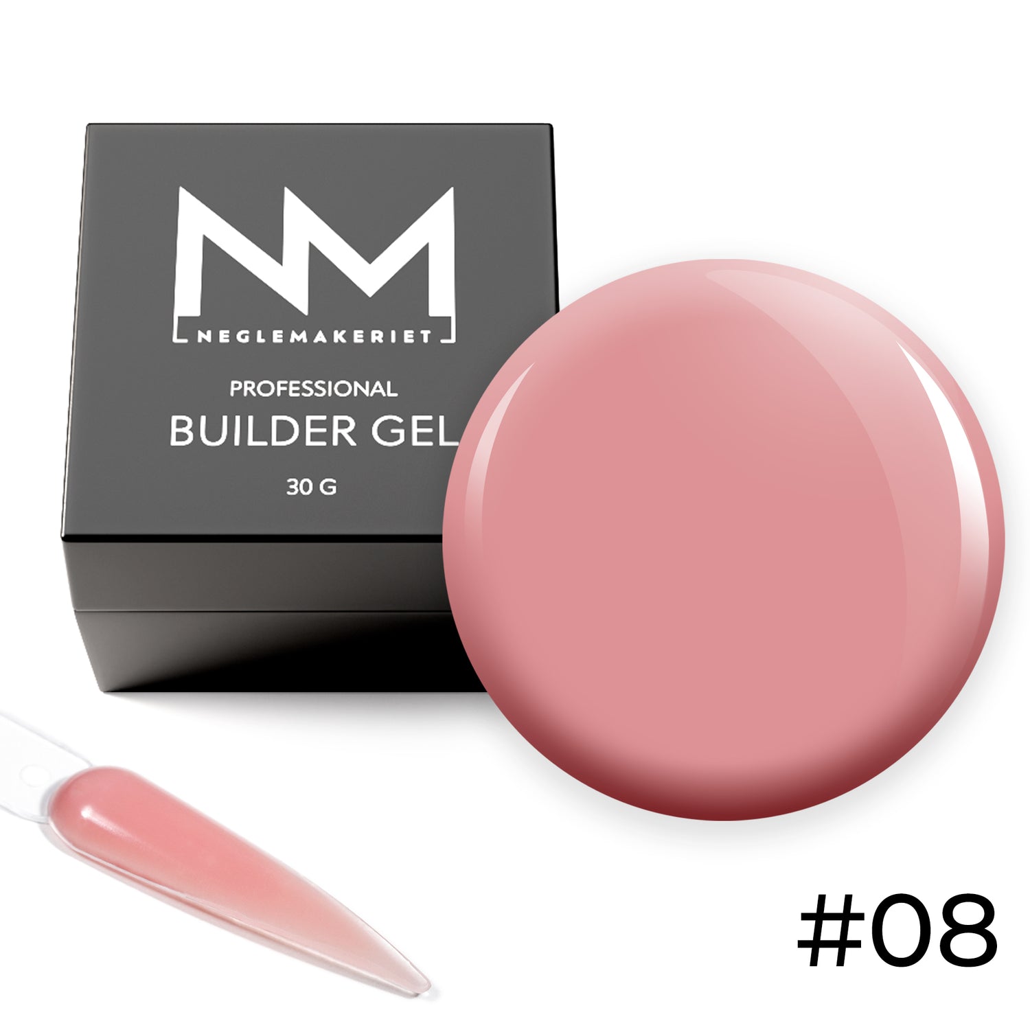 9 STK. BESTSELGERE - Neglemakeriet Professional Builder Gel