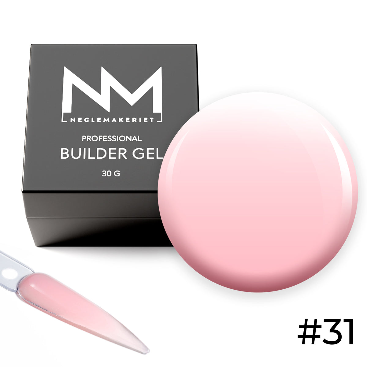 9 STK. BESTSELGERE - Neglemakeriet Professional Builder Gel