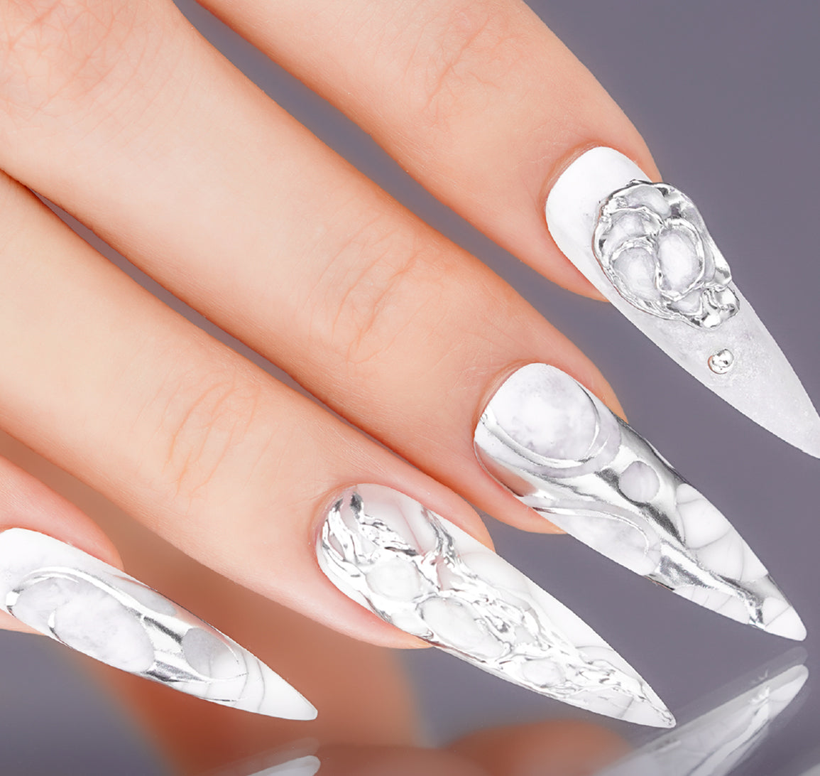 Neglemakeriet Silver Chrome Art Liner Gel - 8 ML