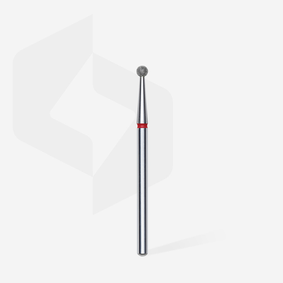 STALEKS Diamond Nail Drill Bit Ball Red EXPERT Head Diameter 2,5 mm
