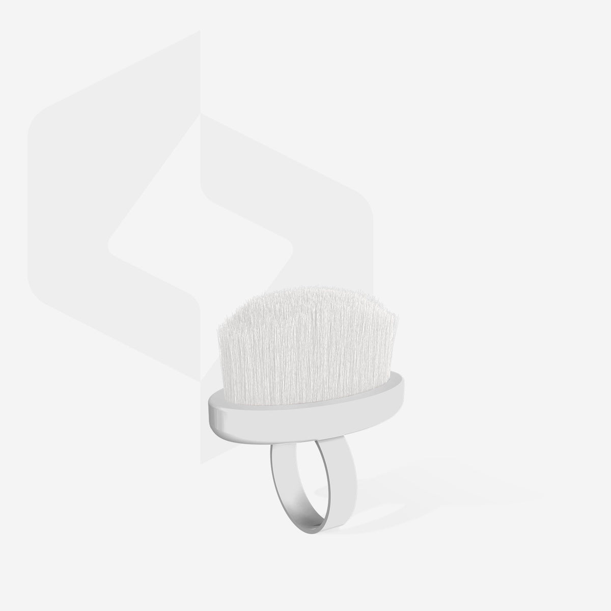 STALEKS Manicure Brush EXPERT 03 For Dust Removal Mini (10 stk) neglebørste med ring