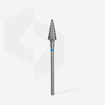 STALEKS Carbide Nail Drill Bit Cone Blue EXPERT Head Diameter 6 mm / Working Part 14 mm