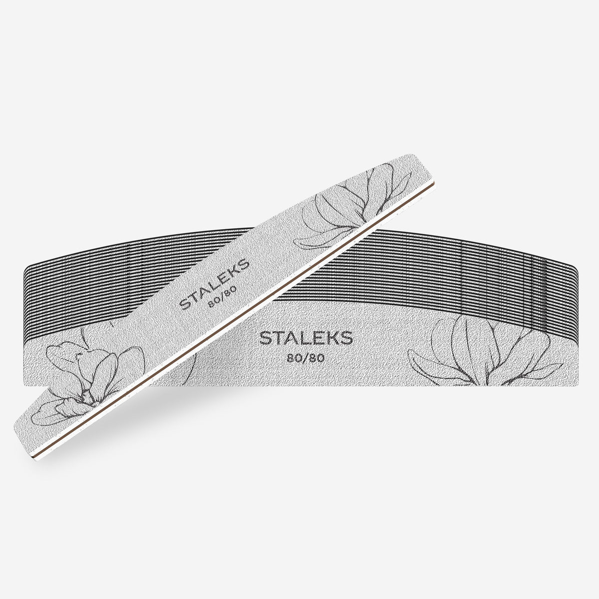 STALEKS Crescent Mineral Nail File EXPERT 40 80/80 grit (25 STK)