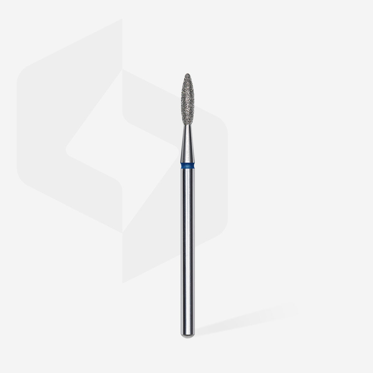STALEKS Diamond Nail Drill Bit Flame Blue EXPERT Head Diameter 2,1 mm / Working Part 8 mm
