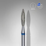 STALEKS Diamond Nail Drill Bit Flame Blue EXPERT Head Diameter 2,3 mm / Working Part 10 mm