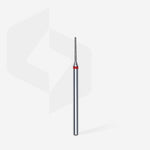 STALEKS Diamond Nail Drill Bit Needle Red EXPERT Head Diameter 1 mm / Working Part 10 mm