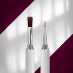 STALEKS Double-Ended Brush Exclusive For Gel: Liner 10 mm / Gel Brush 10 mm