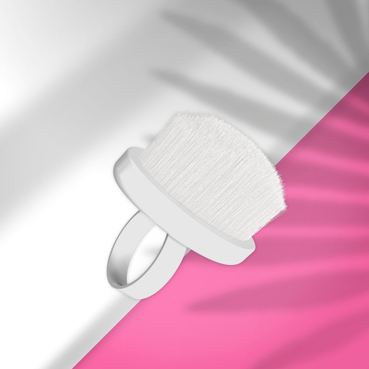 STALEKS Manicure Brush EXPERT 03 For Dust Removal Mini (10 stk) neglebørste med ring