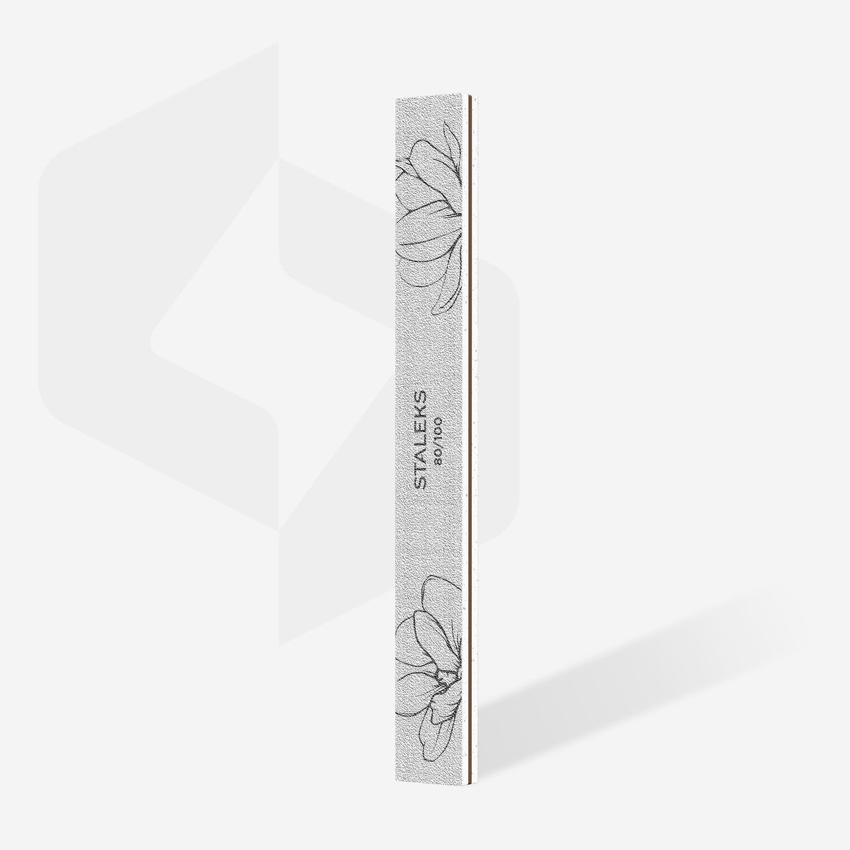 STALEKS Straight Mineral Nail File EXPERT 20 80/100 grit (25 stk)