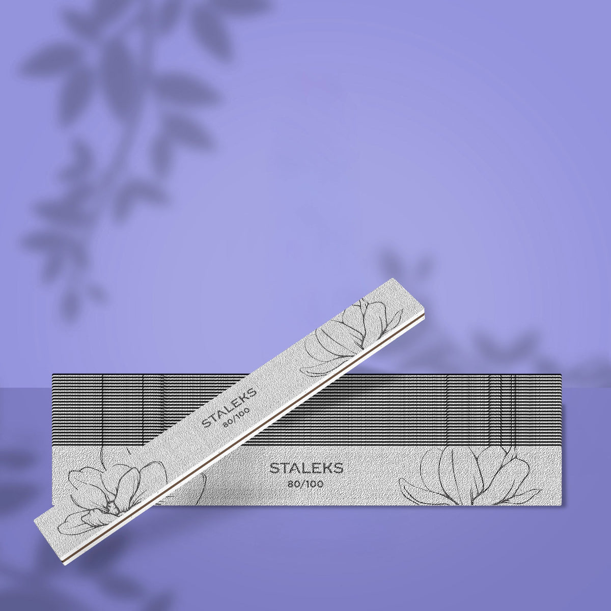 STALEKS Straight Mineral Nail File EXPERT 20 80/100 grit (25 stk)