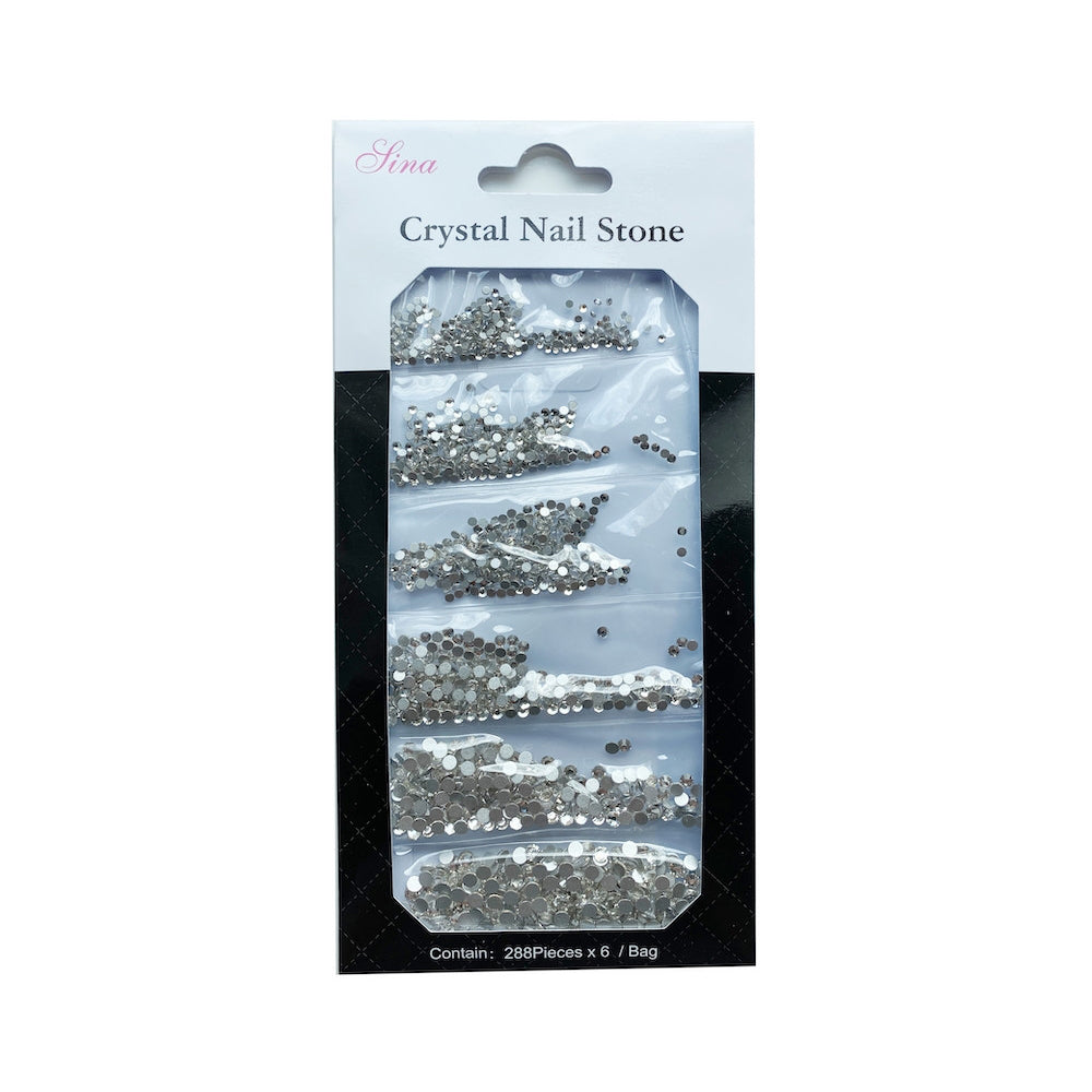 Six Mix Acrylic Rhinestone 
