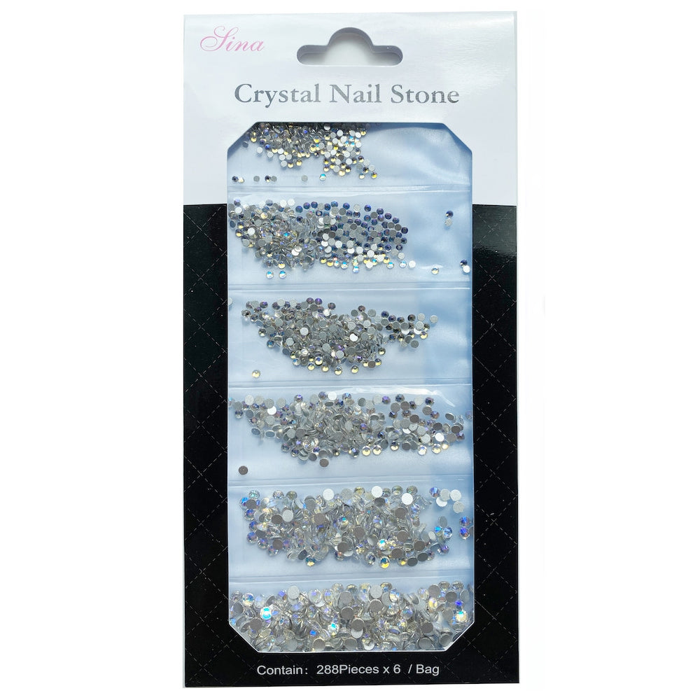 Six Mix Acrylic Rhinestone 