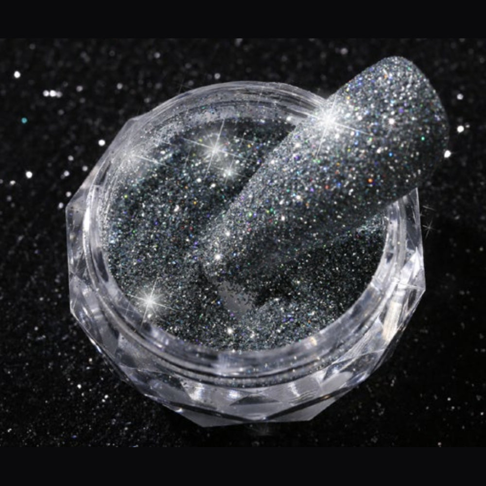 Sparkling Diamond Nail Powder - 11 - Flash Dark Night