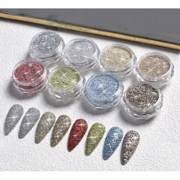 Sparkling Diamond Nail Powder - 11 - Flash Dark Night