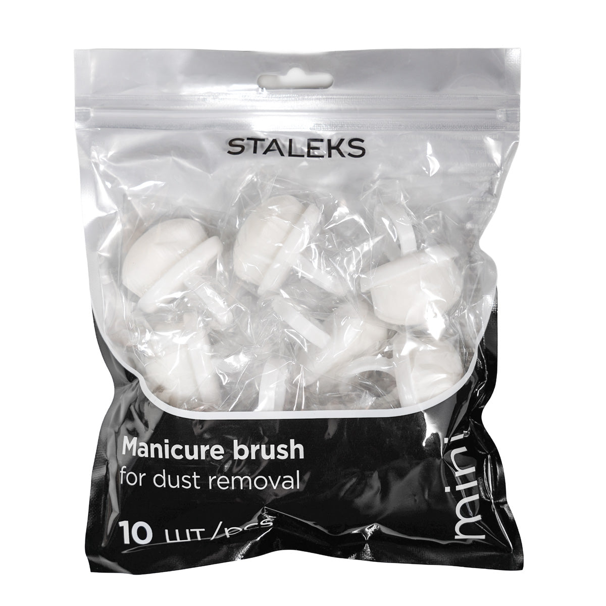 STALEKS Manicure Brush EXPERT 03 For Dust Removal Mini (10 stk) - DBE-03-10