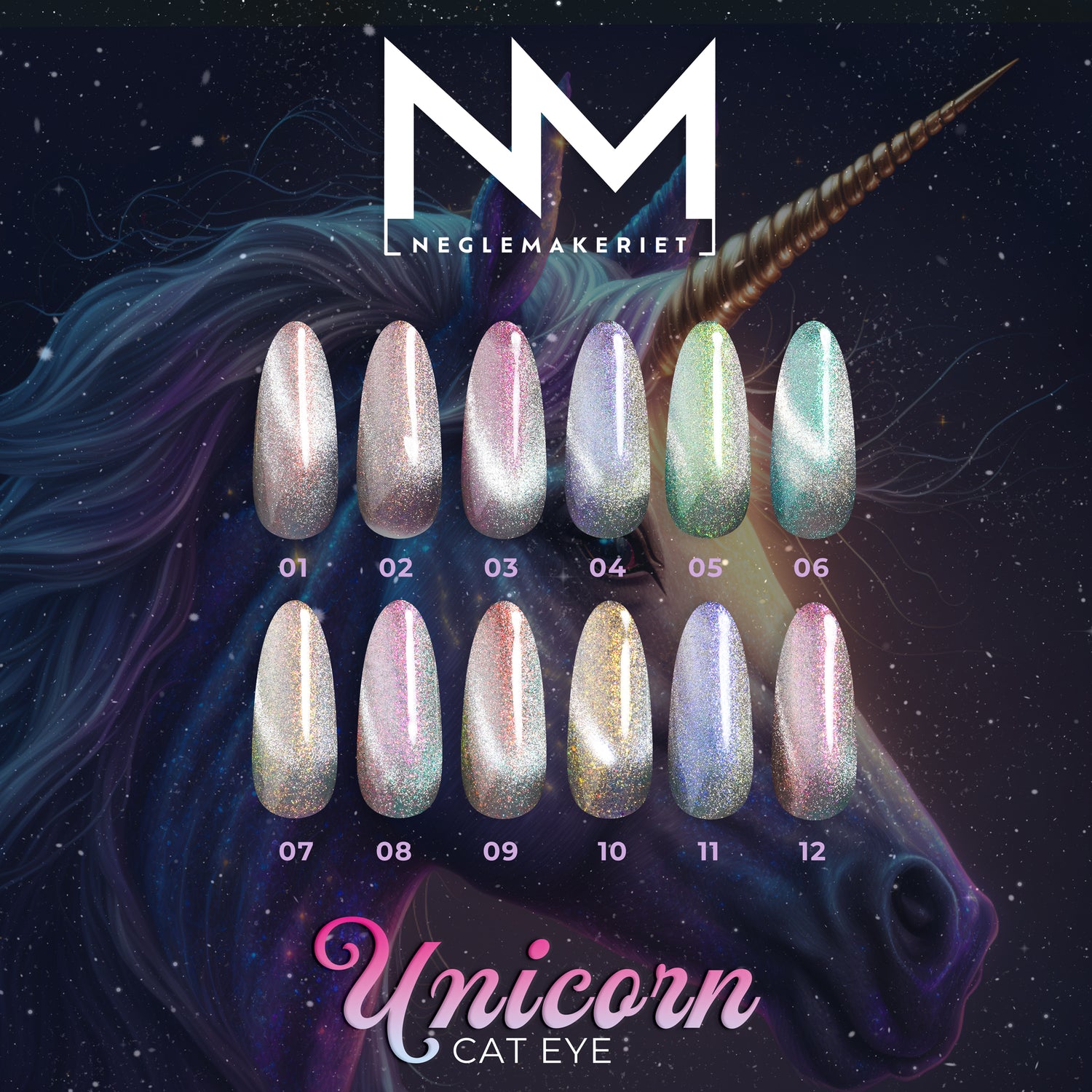 Neglemakeriet Cat Eye Gel Polish UNICORN