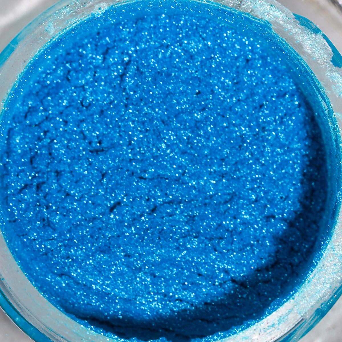 Neglemakeriet Crystal Glaze - Color Powder - 001 - 1G blå glaze donut nails