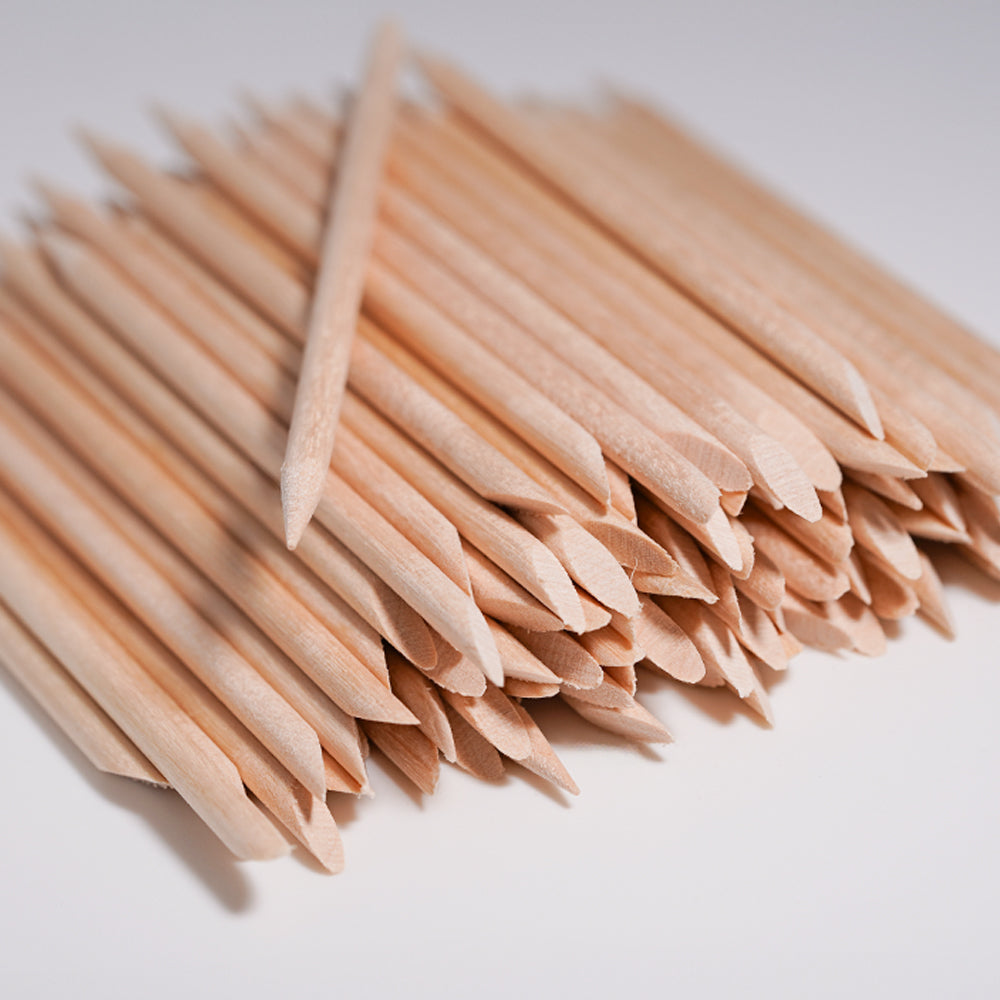 Orange Wood Stick - Pakke med 100