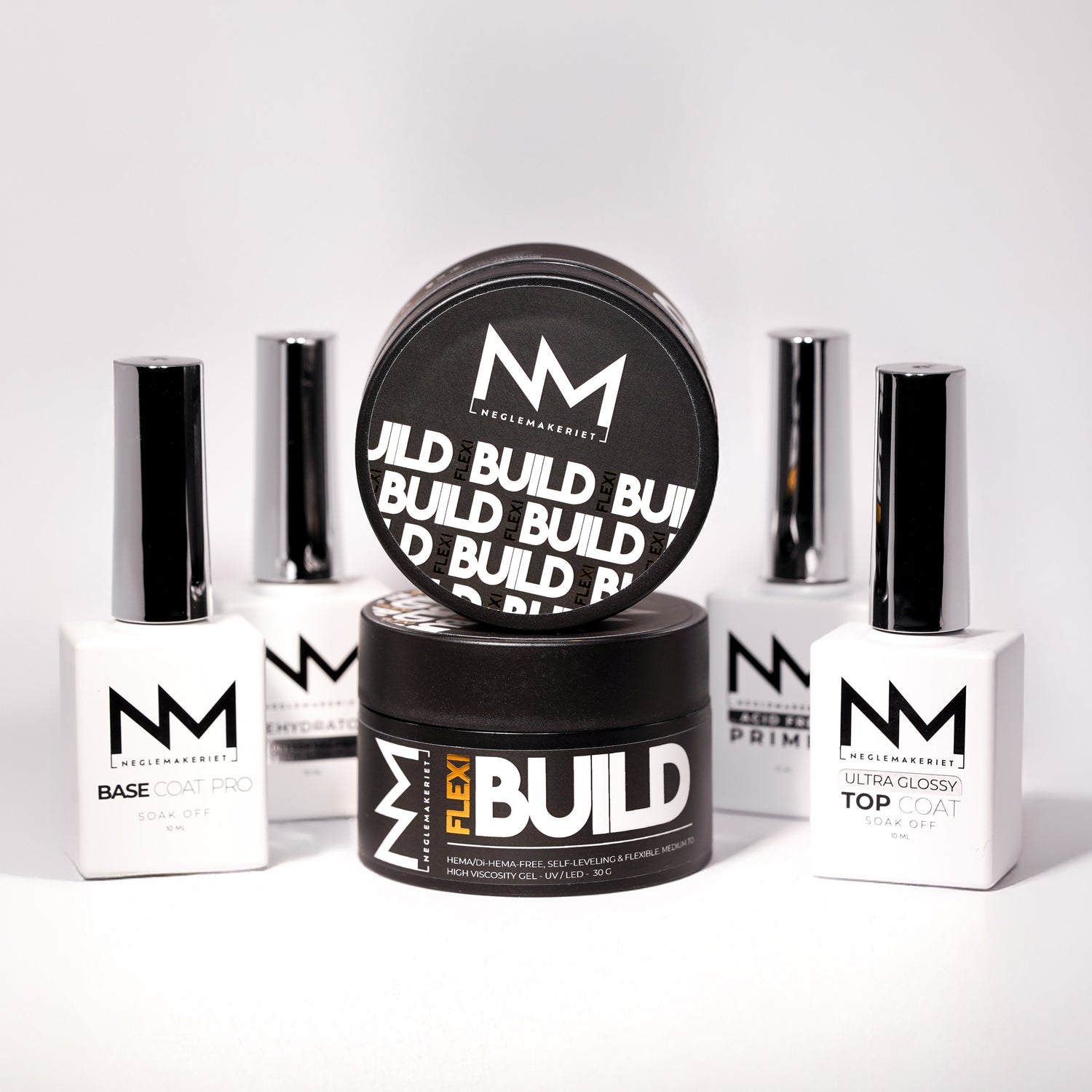 Neglemakeriet Flexi BUILD Bundle (velg farger!)