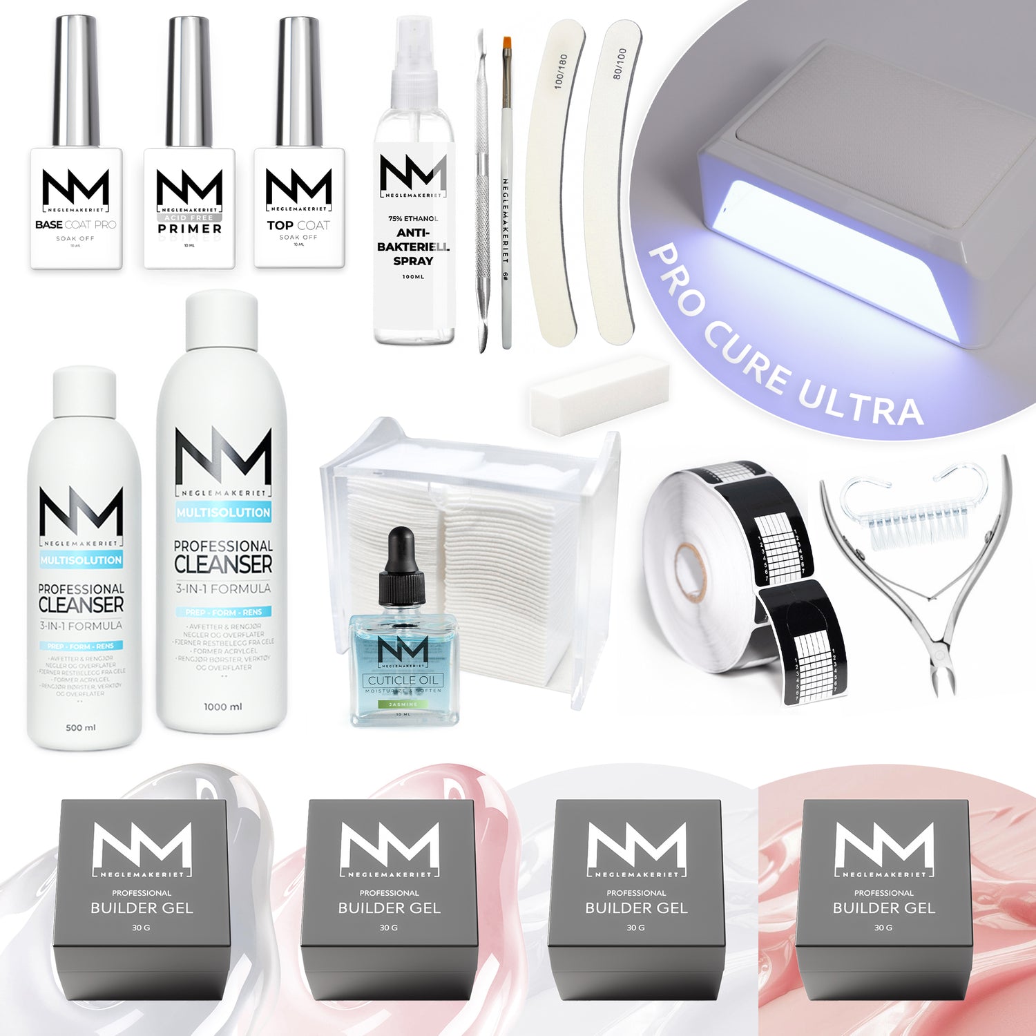 Komplett Salongpakke Builder Gel