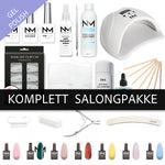Komplett Salongpakke Neglemakeriet Gel Polish  - Pakke for å legge gelenegler med neglelakk