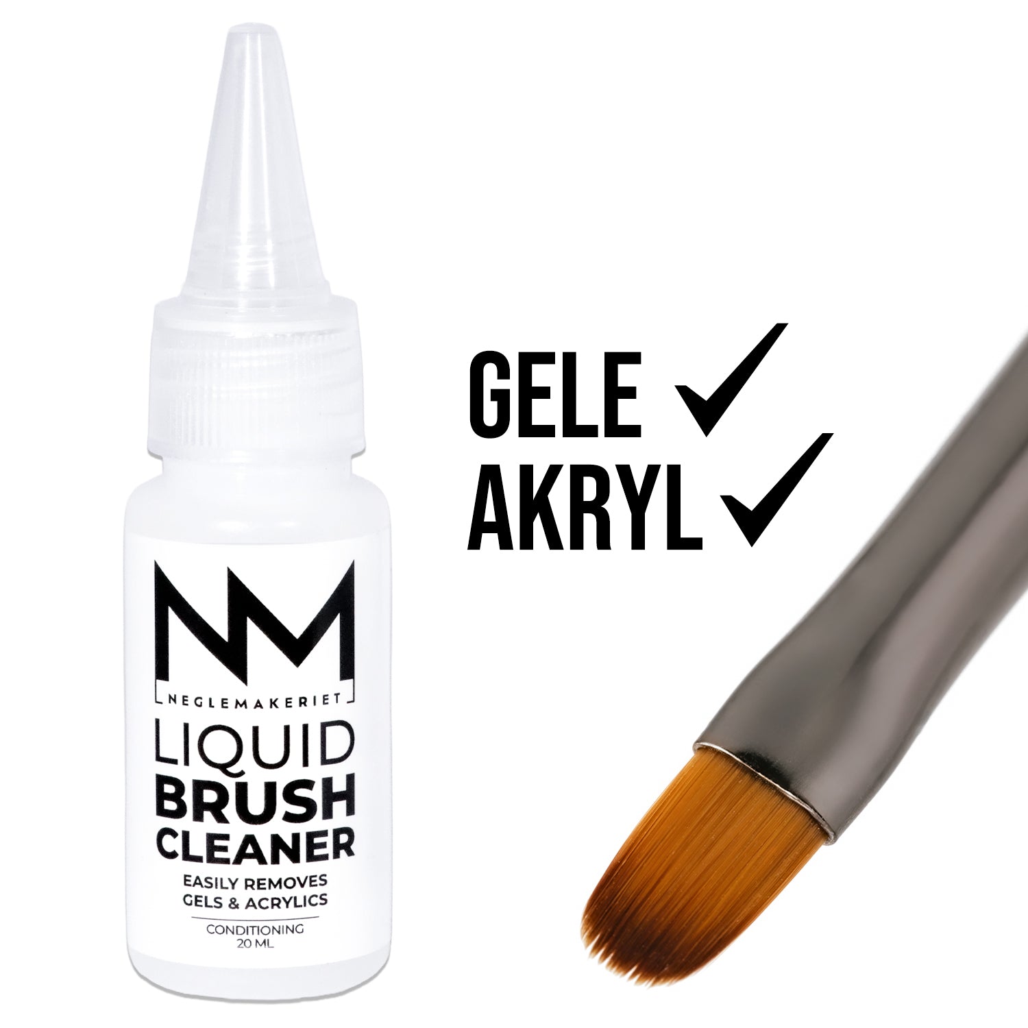 Neglemakeriet Liquid Brush Cleaner - Conditioning