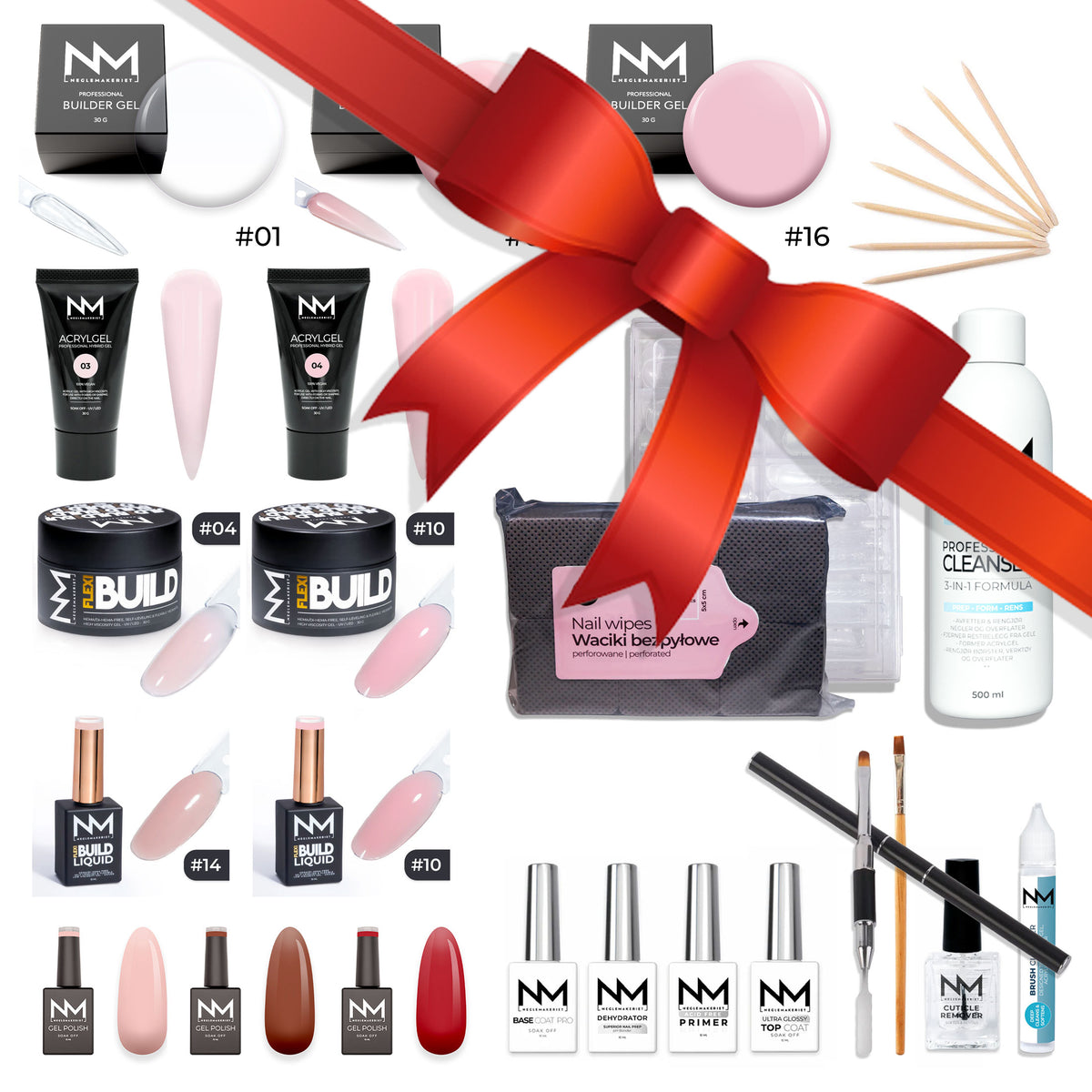 Gele - Top Seller XXL - Gavepakke med 24 av våre bestselgere! kalendergaver til negler 2025 adventskalender julegave