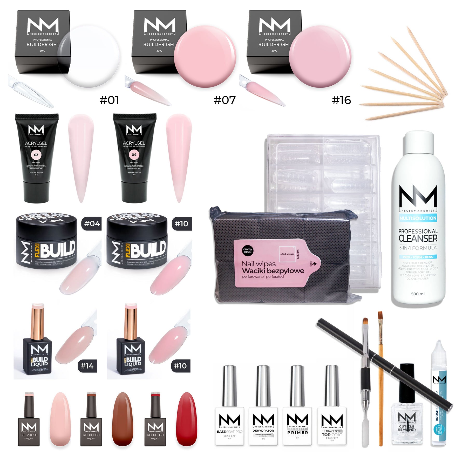 Gele - Top Seller XXL - Gavepakke med 24 av våre bestselgere! kalendergaver til negler 2025 adventskalender julegave