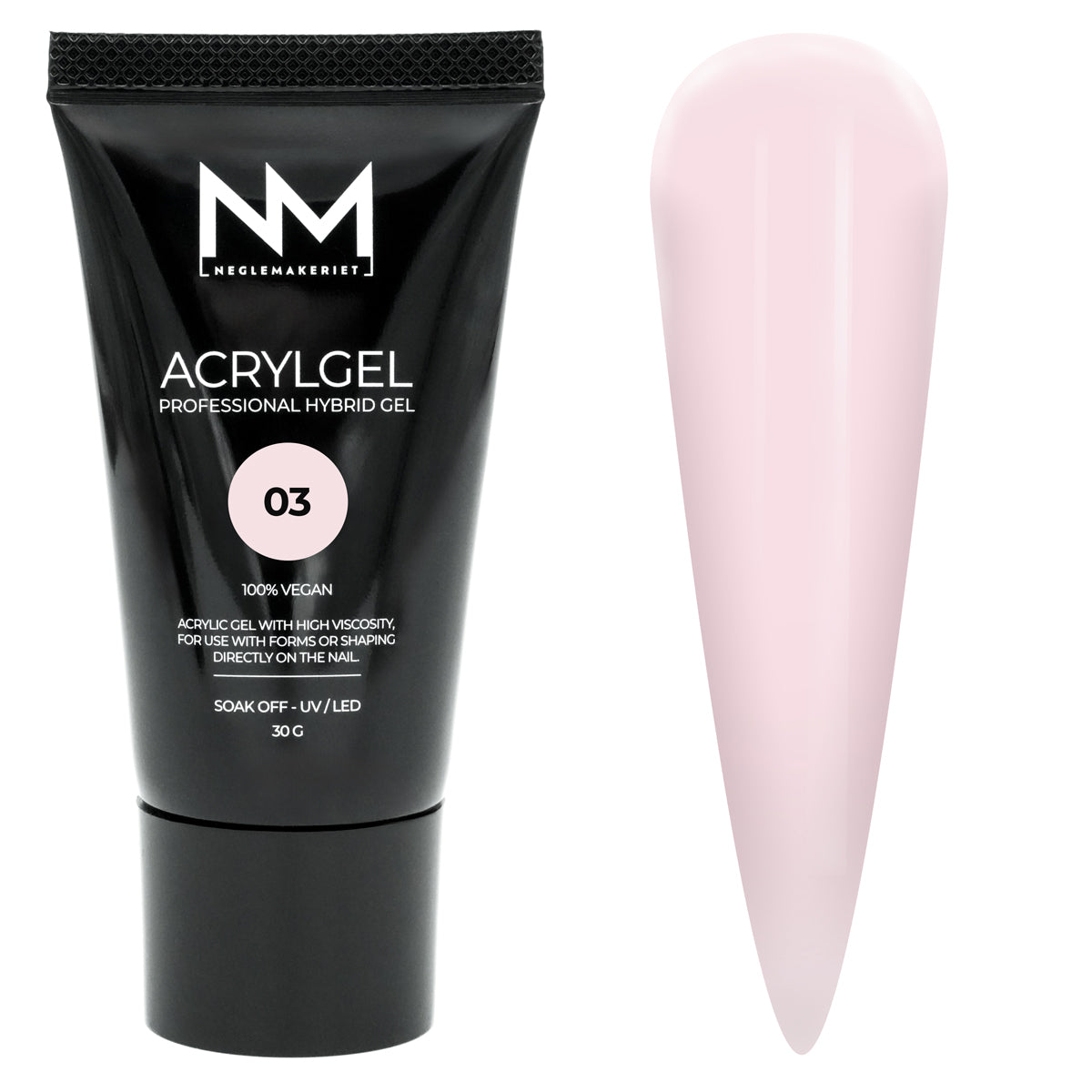 Neglemakeriet Acrylgel - Professional Hybrid Gel / Polygel - 