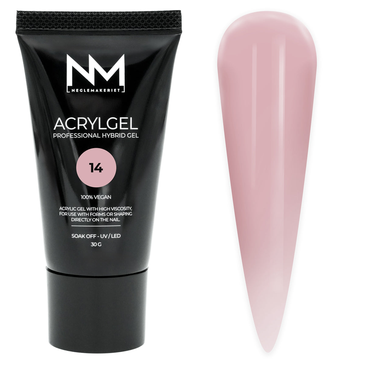 Neglemakeriet Acrylgel - Professional Hybrid Gel / Polygel - 