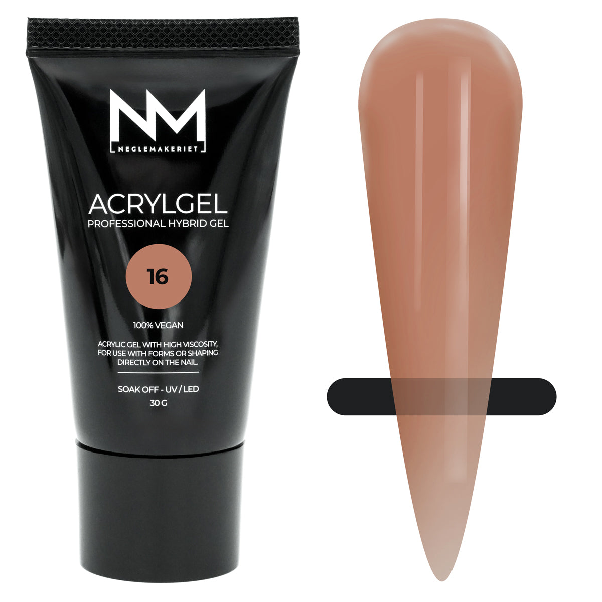 Neglemakeriet Acrylgel - Professional Hybrid Gel / Polygel - 