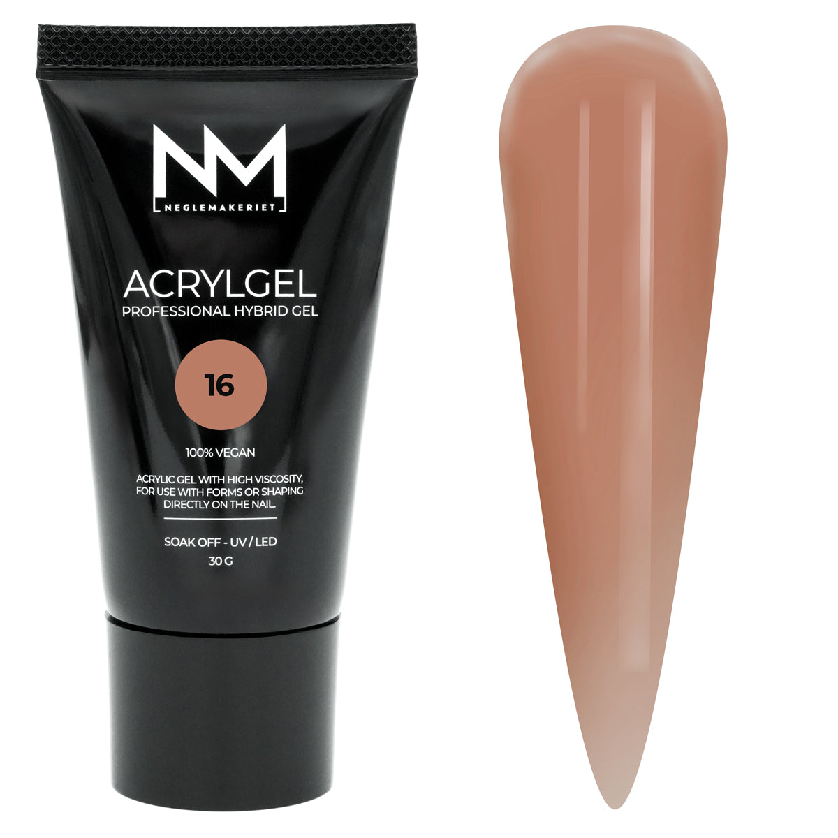 Neglemakeriet Acrylgel - Professional Hybrid Gel / Polygel - 