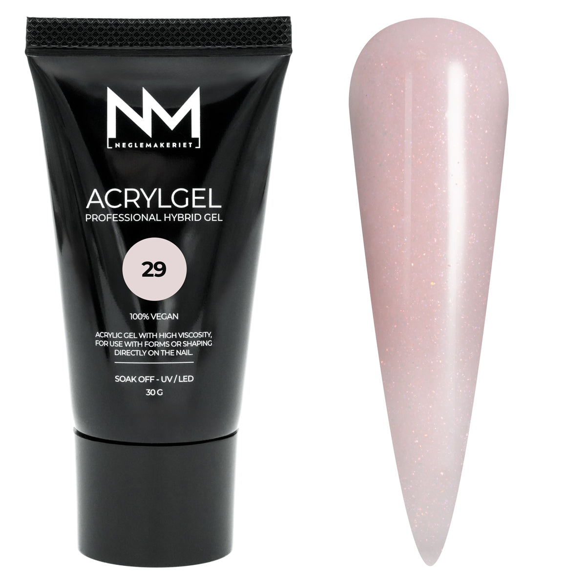 Neglemakeriet Acrylgel - Professional Hybrid Gel / Polygel - 