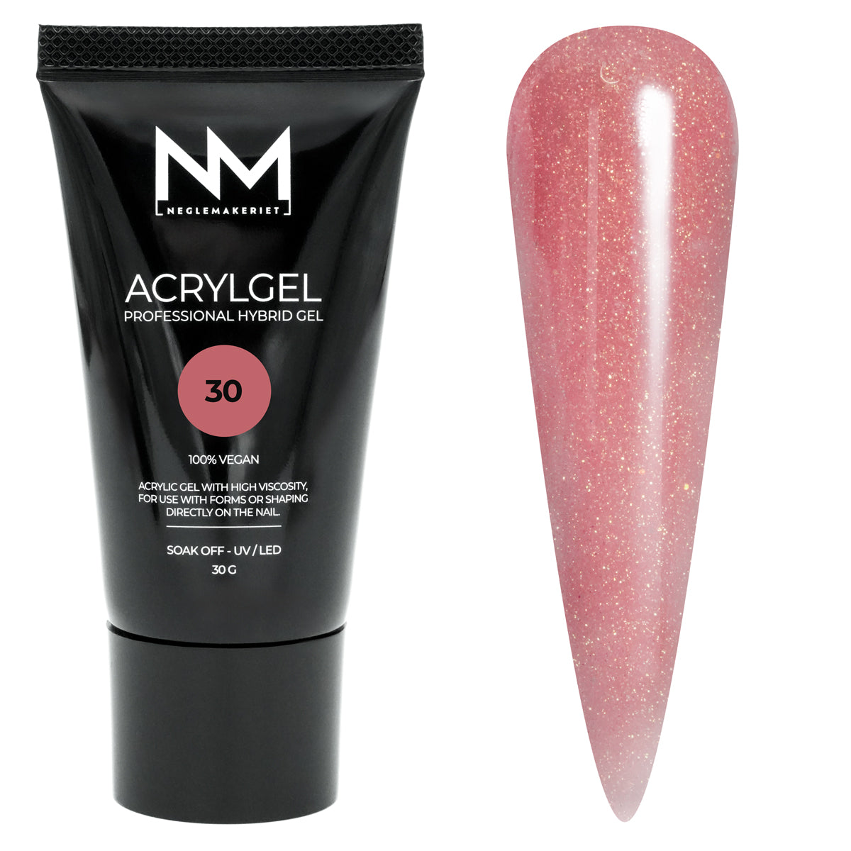 Neglemakeriet Acrylgel - Professional Hybrid Gel / Polygel - 