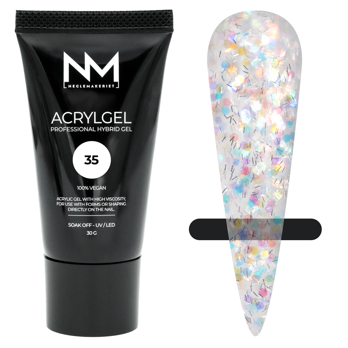 Neglemakeriet Acrylgel - Professional Hybrid Gel / Polygel - 