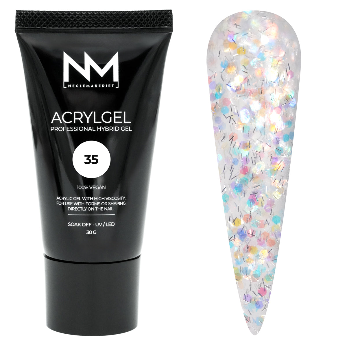 Neglemakeriet Acrylgel - Professional Hybrid Gel / Polygel - #35
