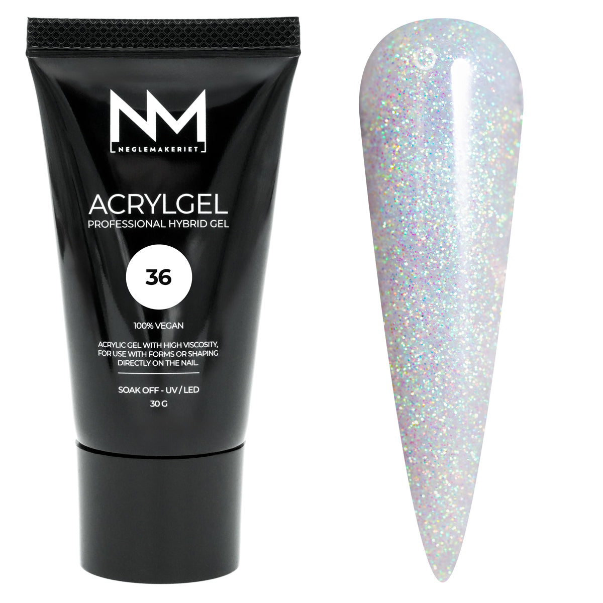 Neglemakeriet Acrylgel - Professional Hybrid Gel / Polygel - #36
