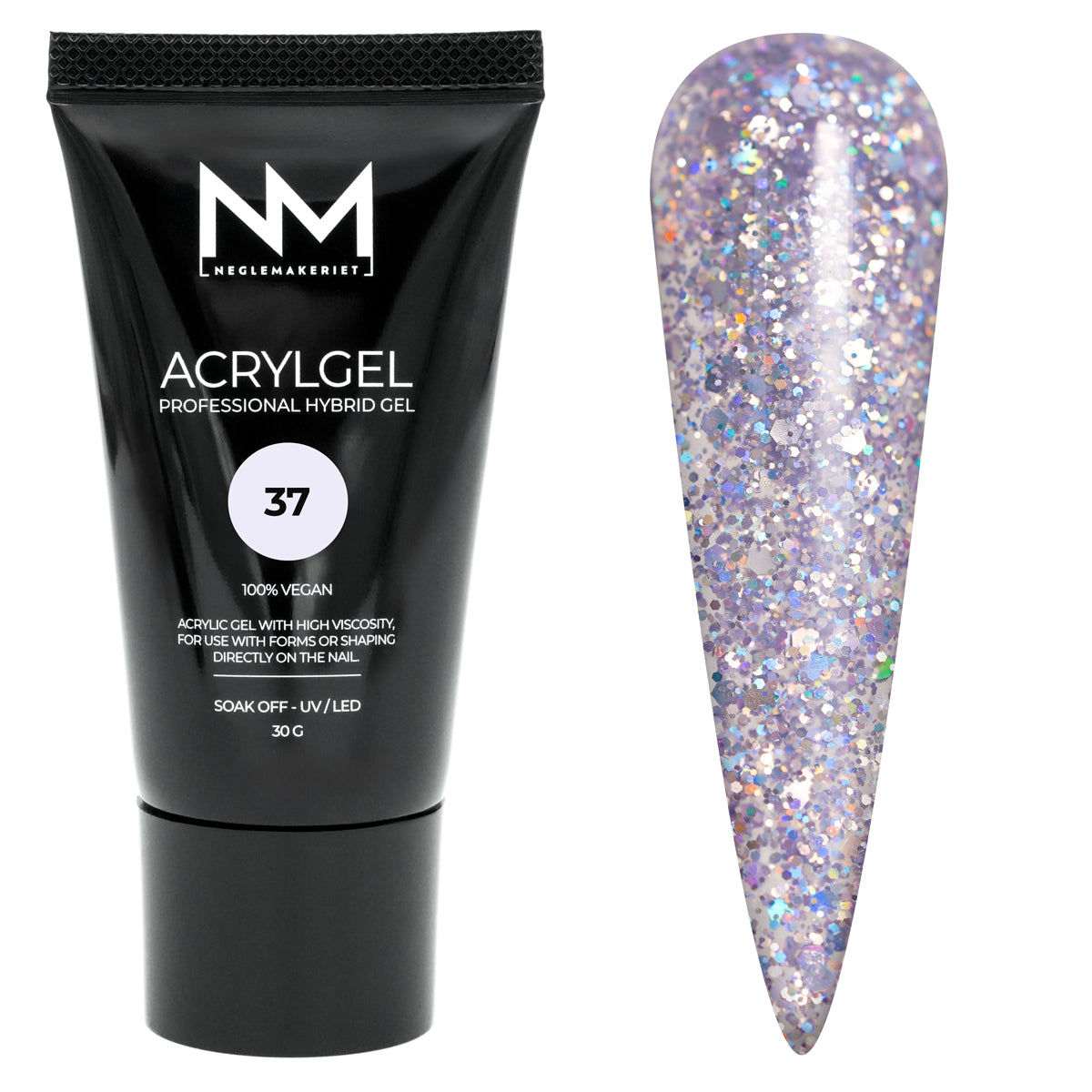 Neglemakeriet Acrylgel - Professional Hybrid Gel / Polygel - #37