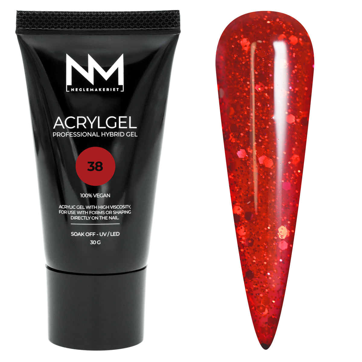 Neglemakeriet Acrylgel - Professional Hybrid Gel / Polygel - 