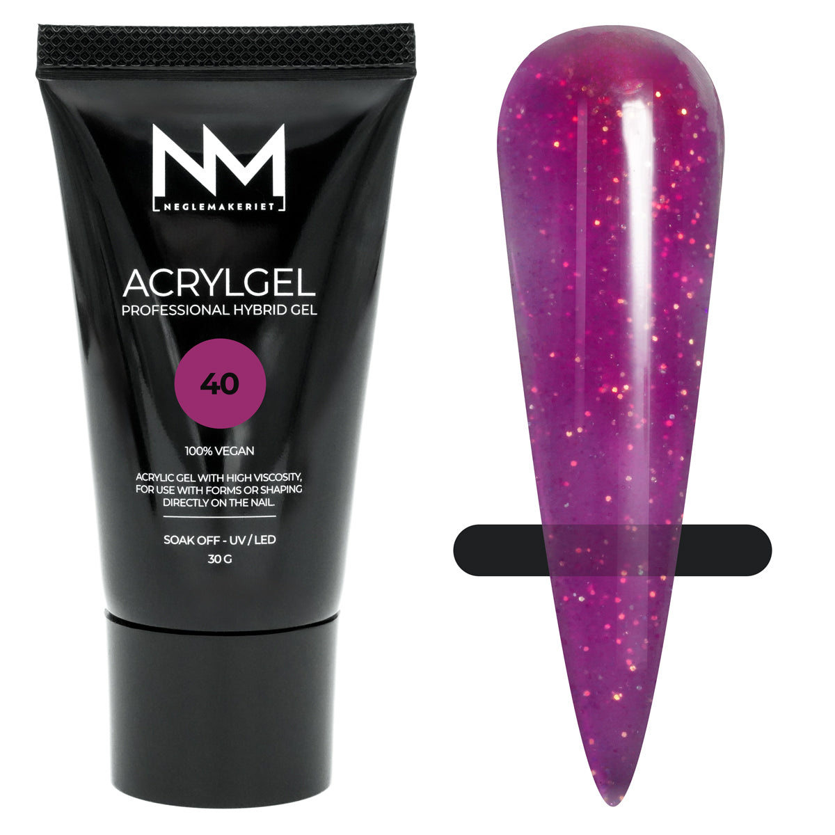 Neglemakeriet Acrylgel - Professional Hybrid Gel / Polygel - 
