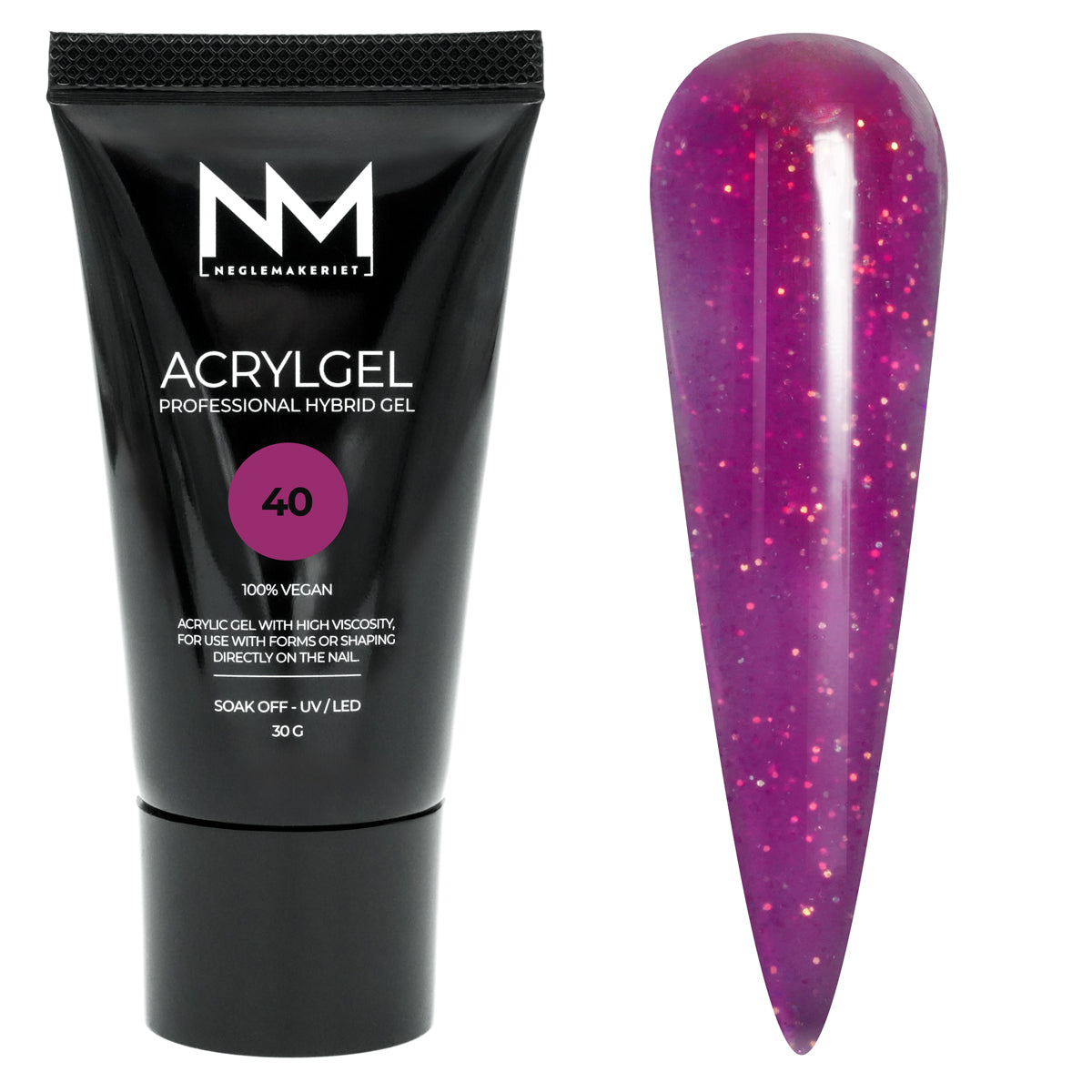Neglemakeriet Acrylgel - Professional Hybrid Gel / Polygel - 
